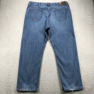 WRANGLER Jeans Mens Size‎ 40x30 Relaxed Fit Straight Leg Medium Wash Blue Denim